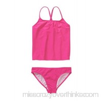 Girls Ocean Pacific OP Hot Pink Tankini Swimsuit Large 10-12 B01L9WF2ZA